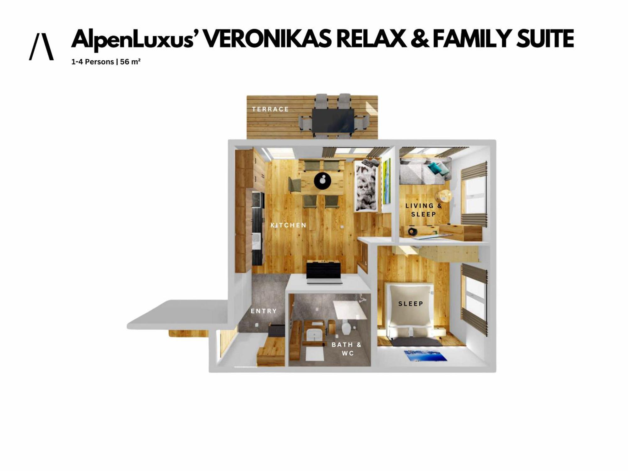 פוגן Veronikas Relax & Family Suite - Sun Terrace And Car Park By Alpenluxus Appartements מראה חיצוני תמונה